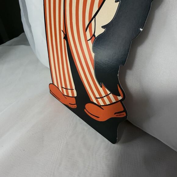 Beistle Scat Cats Cutouts Lot Of Three 1941, 2012 Remake Kitschy Fall Halloween - Picture 9 of 15